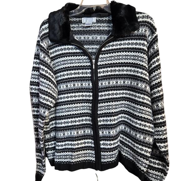 Women's Large L 12 14 Sweaters Cardigans Pullovers Vests Wholesale Bulk Lot of 6 - Picture 3 of 10